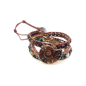 Multi-layer Wraps Natural Stones Bracelet Boho Jewelry for women