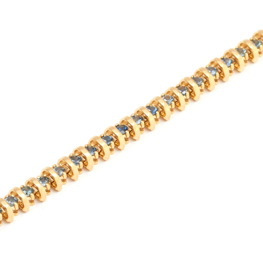 14K Yellow Gold 3mm Tennis Bracelet Ready to Ship | David's House of Diamond