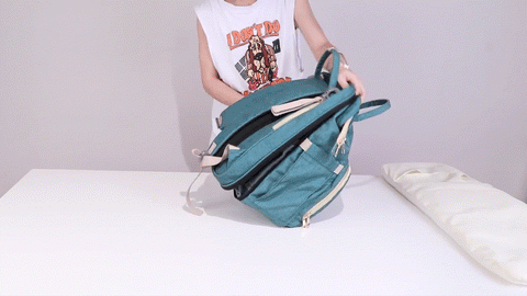 Bildergebnis für Multifunctional Folding Bed Backpack Baby gif