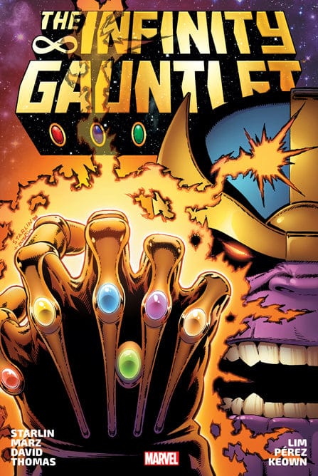 Infinity Gauntlet Omnibus Hc Starlin Cover New Printing Dm Only Organicpricedbooks