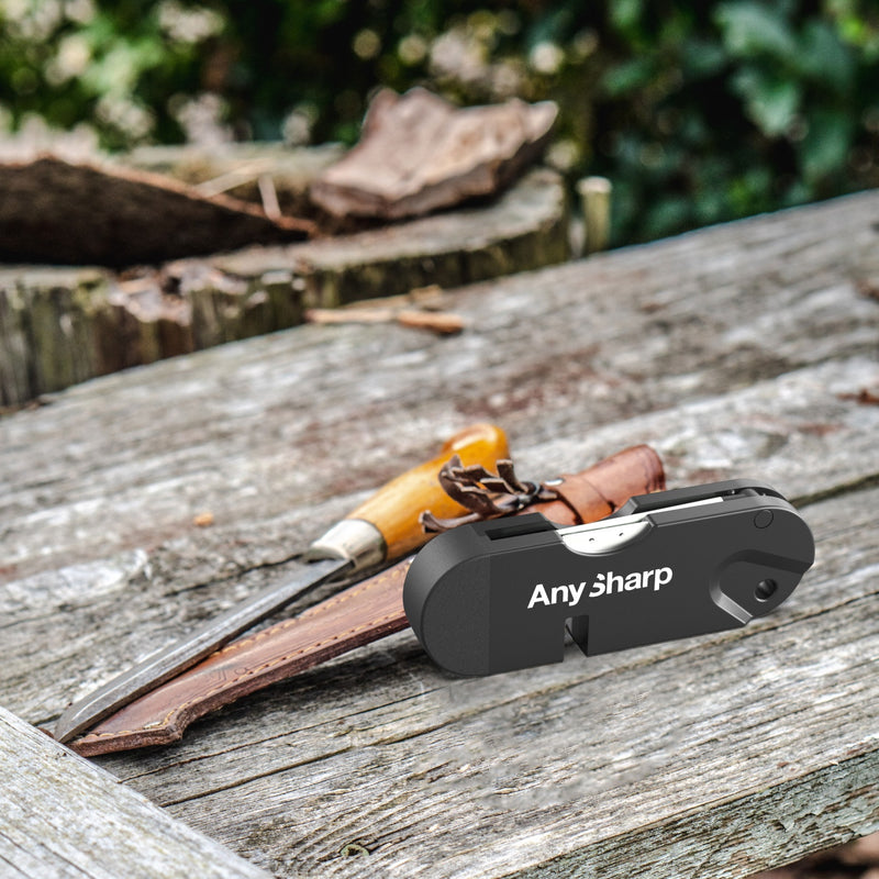 AnySharp Tactical Outdoor Knife Sharpener, Tactical, Black