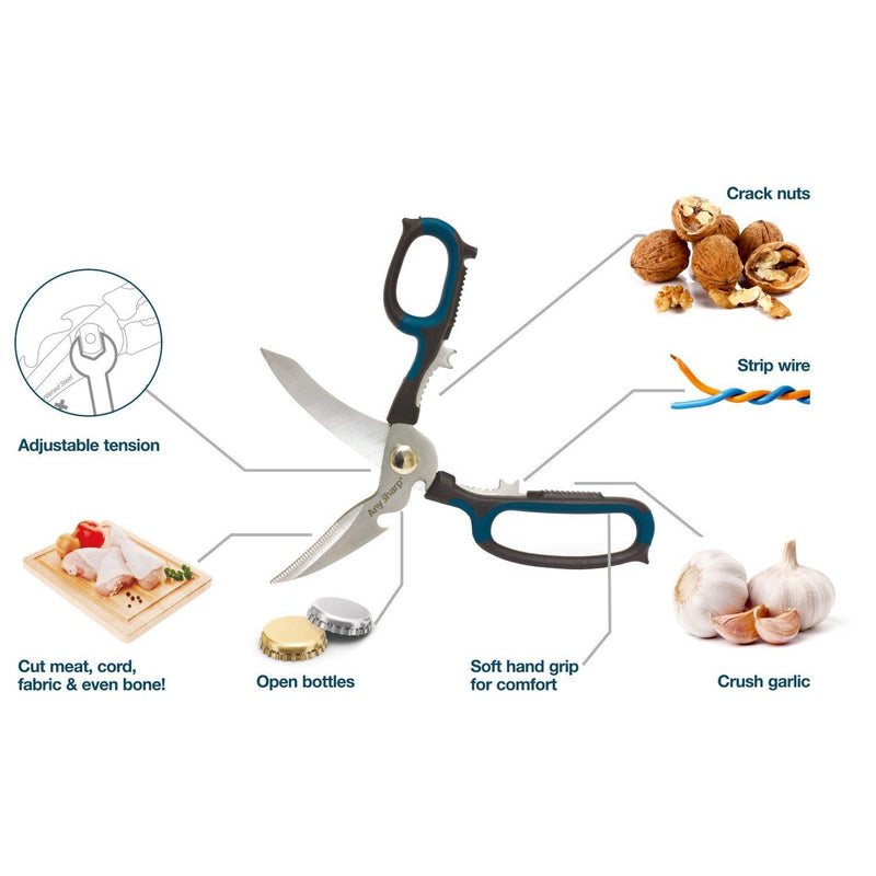 AnySharp Multi Function 5-in-1 Smart Scissors