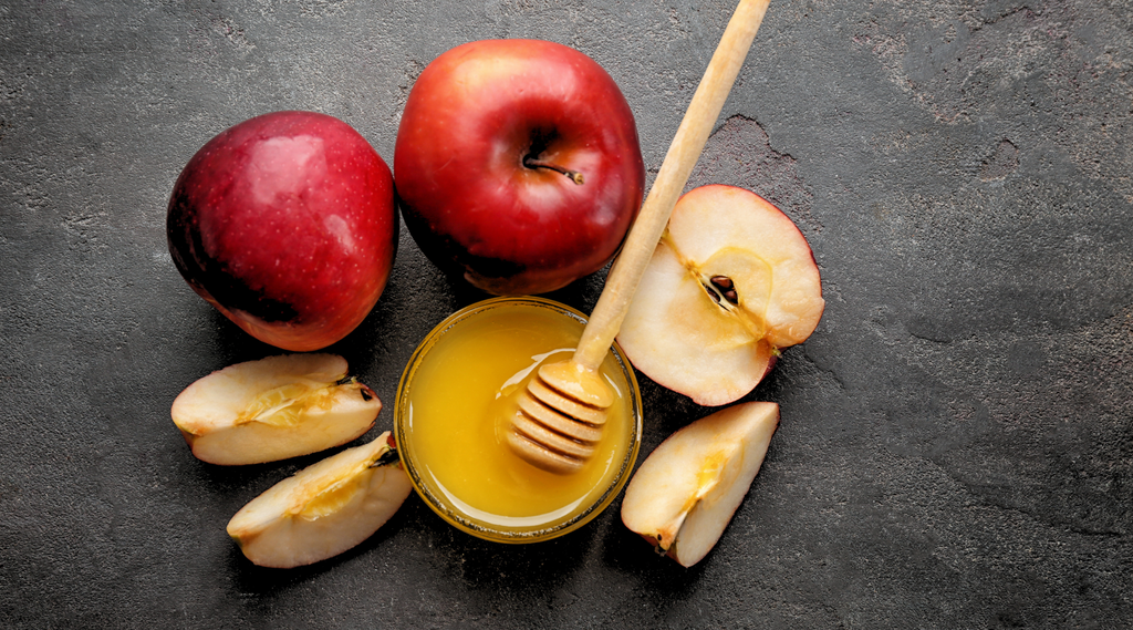 apples and raw honey