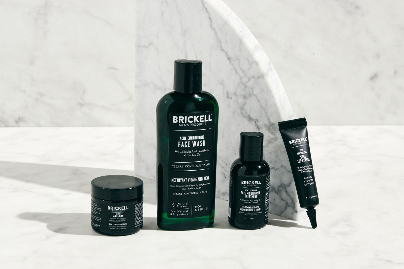 Acne control products for men