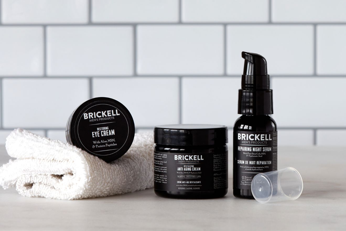 Men's skincare products