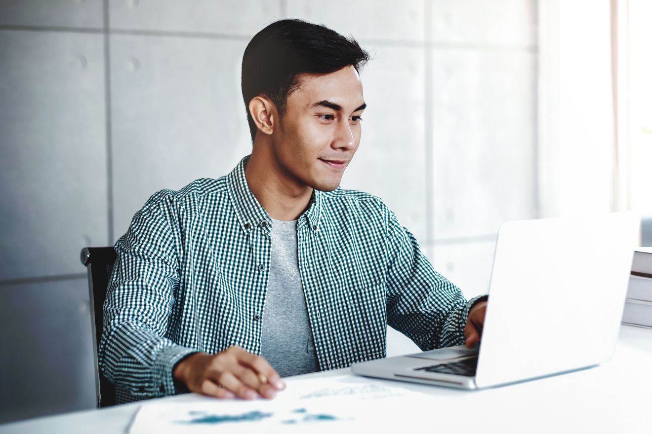 Man working in office