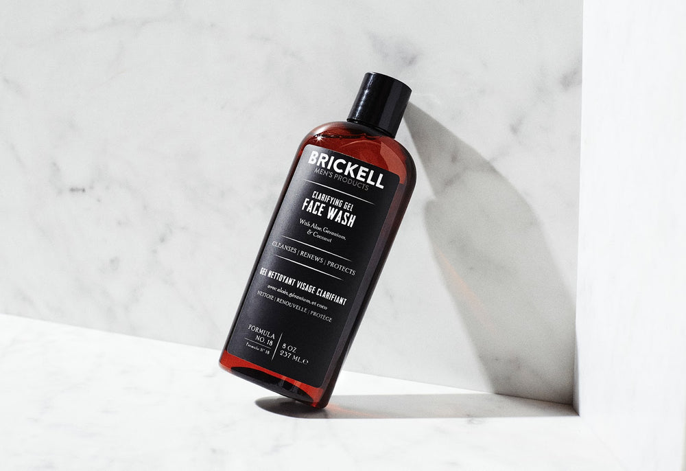 Best Natural Face Wash For Men with Oily Skin | Brickell Men's Products ...