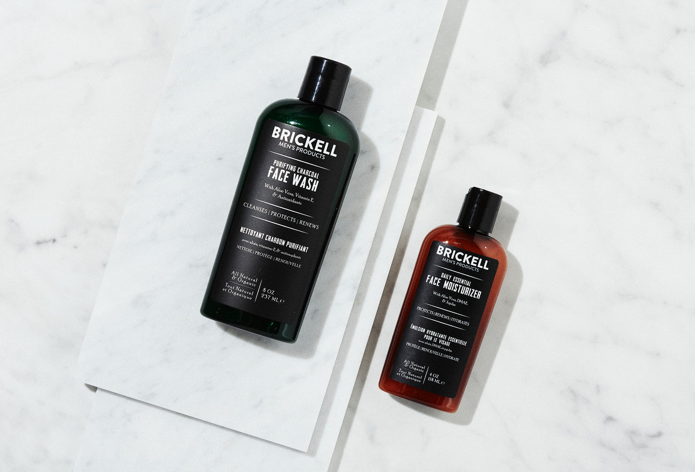 The Best Natural Face Wash & Face Moisturizer for Men | Brickell Men's ...