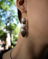 scales dangle earrings