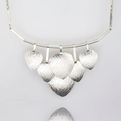 Scales necklace silver - sold