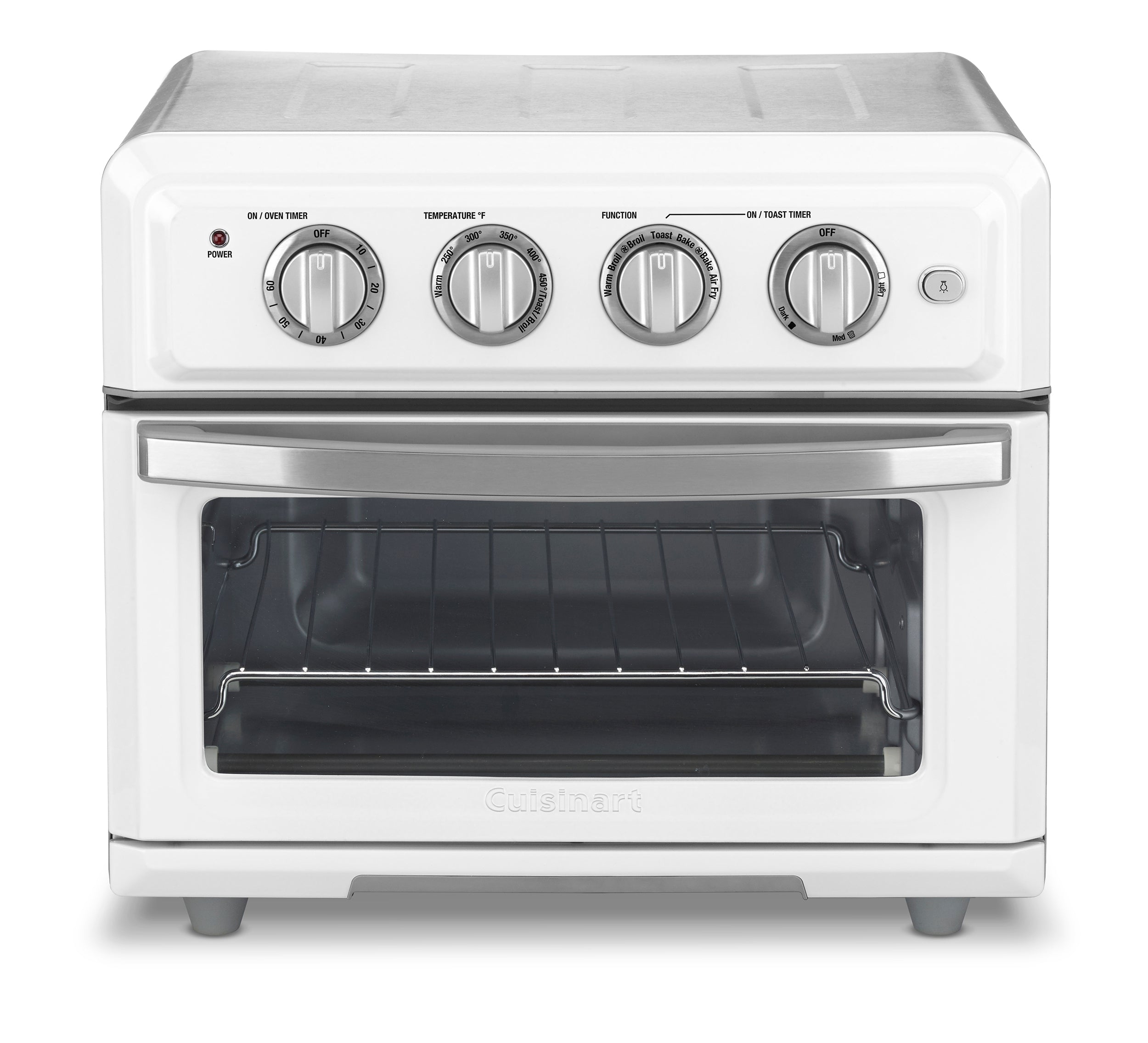 black stainless toaster oven air fryer