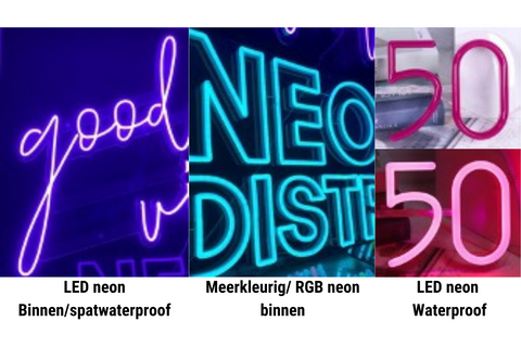 Neon materialen