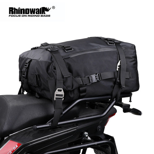  Rhinowalk Motorcycle Saddle Bag Waterproof Motor Luggage Pack  Motorbike Side Bag 20L Quick Release Pannier Bag Motorcycle Accessories  (Green, 1 Pack) : Automotive