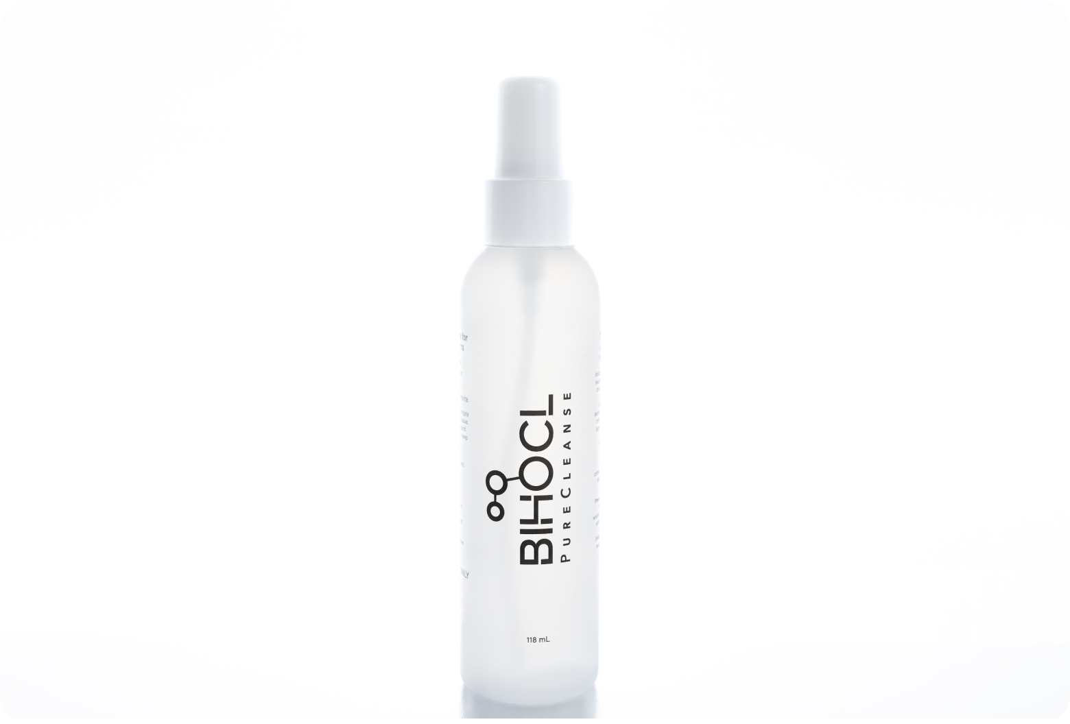 BIHOCL PureCleanse wound cleanser on a white background