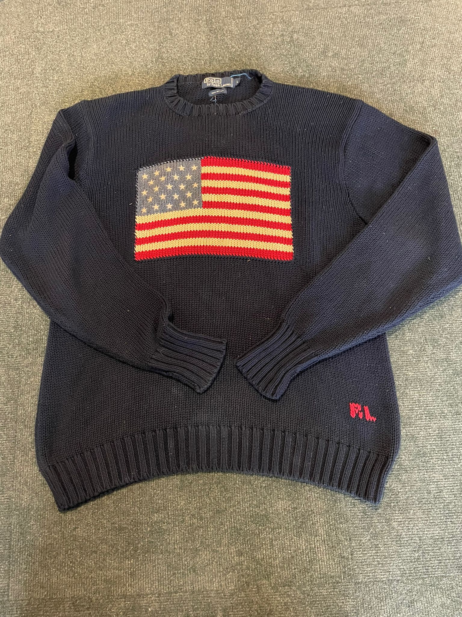 Ralph Lauren Rare USA flags Sweaters – Syed Vintage Wholesale