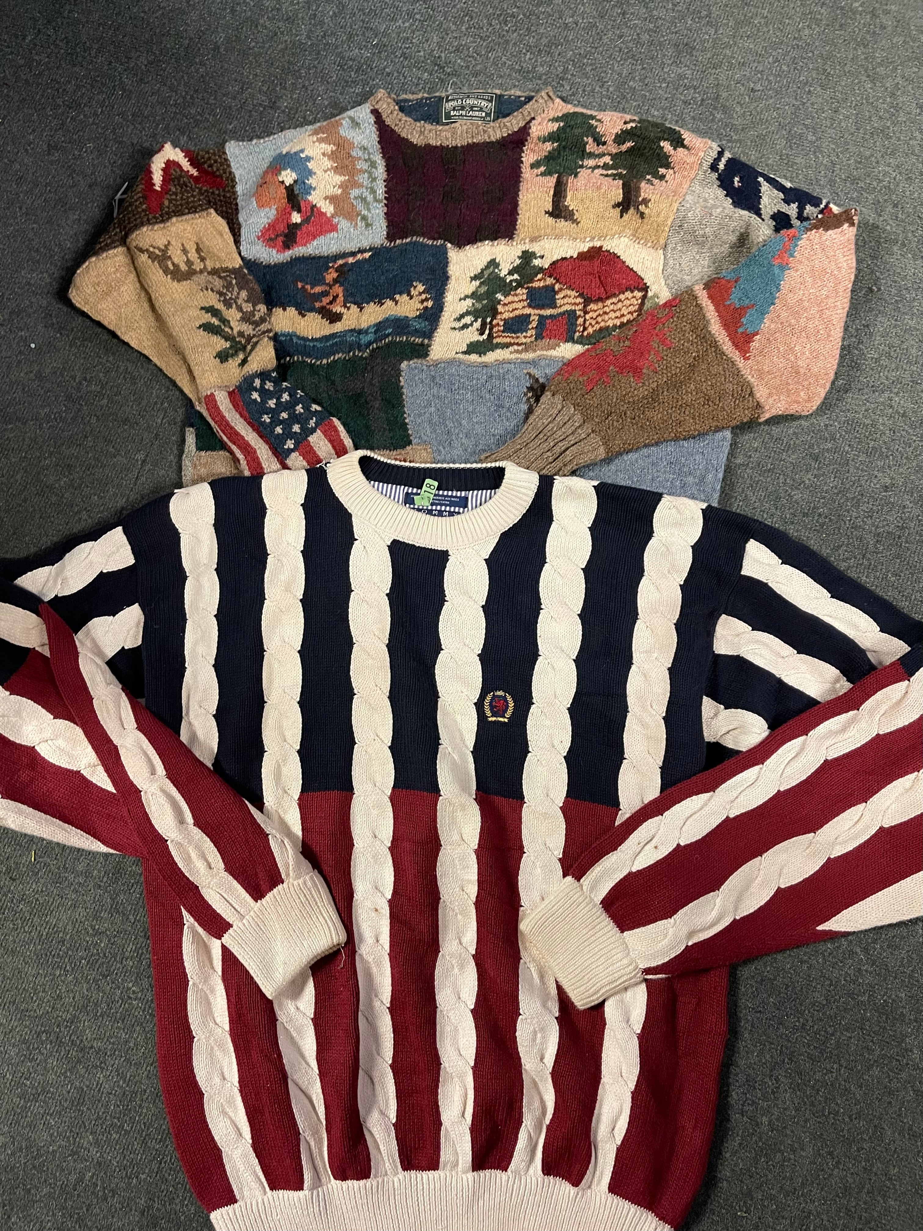 Special And Rare Ralph Lauren and Tommy Hilfiger Special and Hand Knit –  Syed Vintage Wholesale