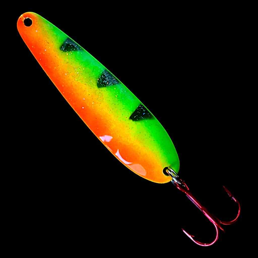 Metallic Superman Walleye Whisperer Flutter Spoon – Bago Lures