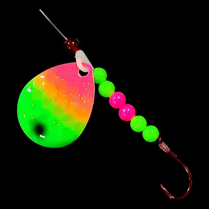 Pink Lemonade Walleye Whisperer Flutter Spoon – Bago Lures