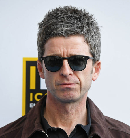 Noel Gallagher wearing Garrett Leight brooks