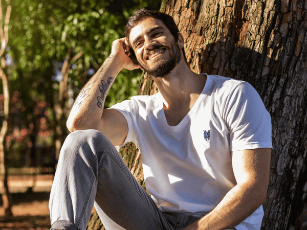 an image of a happy man