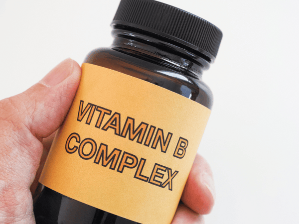 an image of a bottle of vitamin B complex.