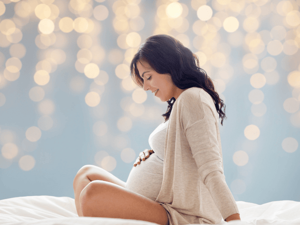 an image of a pregnant woman with Enhanced mood