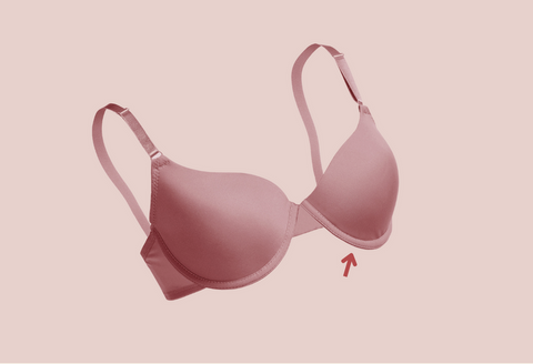 comfortable bra in pink