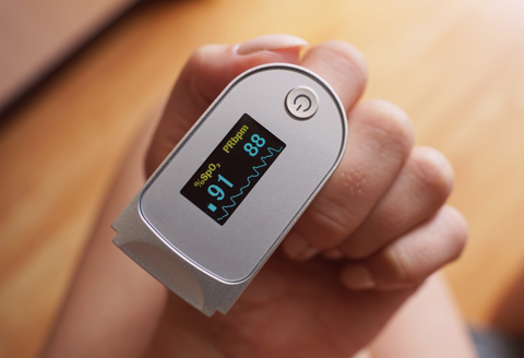 Ehlers Danlos Syndrome Gifts: heart rate monitor on a finger