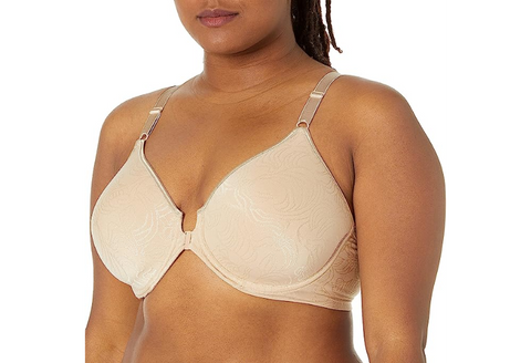 Chest shot of woman wearing a Bali bra