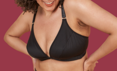 Wireless, comfortable, front closure bra by Springrose