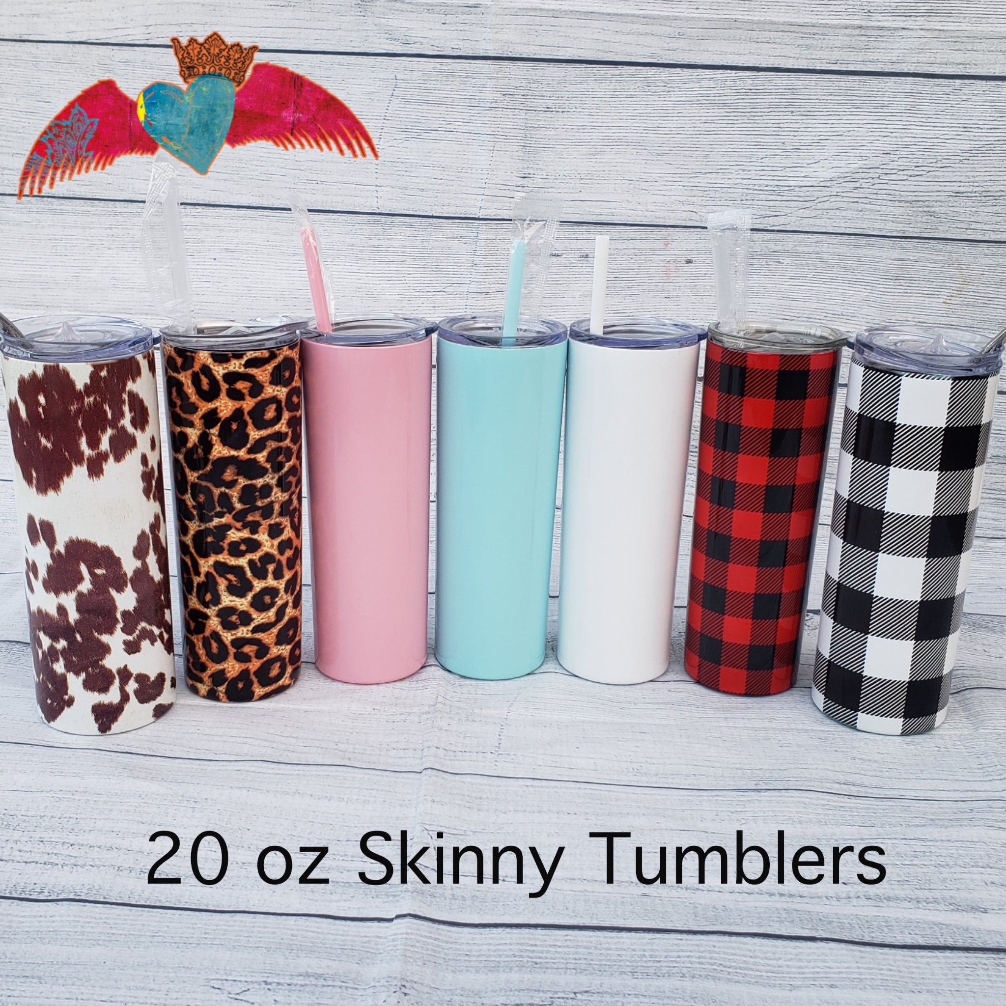 20 oz Skinny Tumblers** – Bless UR Heart Boutique