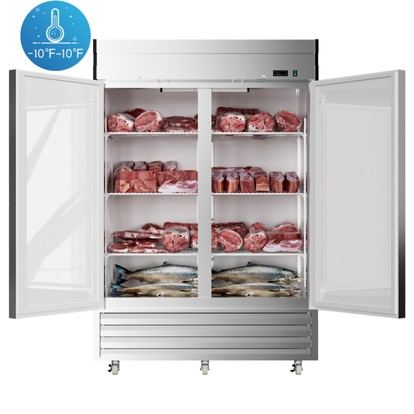 SMETA Chest Freezer 10 Cubic Feet Freezers Garage Meat Deep Freezer with  Adjustable Thermostat, Solid Top Freezers Wire Basket, 10.5 cu. ft Large