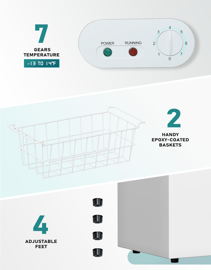 KICHKING Commercial Chest Freezer