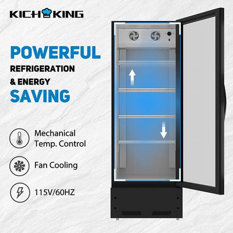 KICHKING 8.0 Cu. Ft. Merchandiser Refrigerator