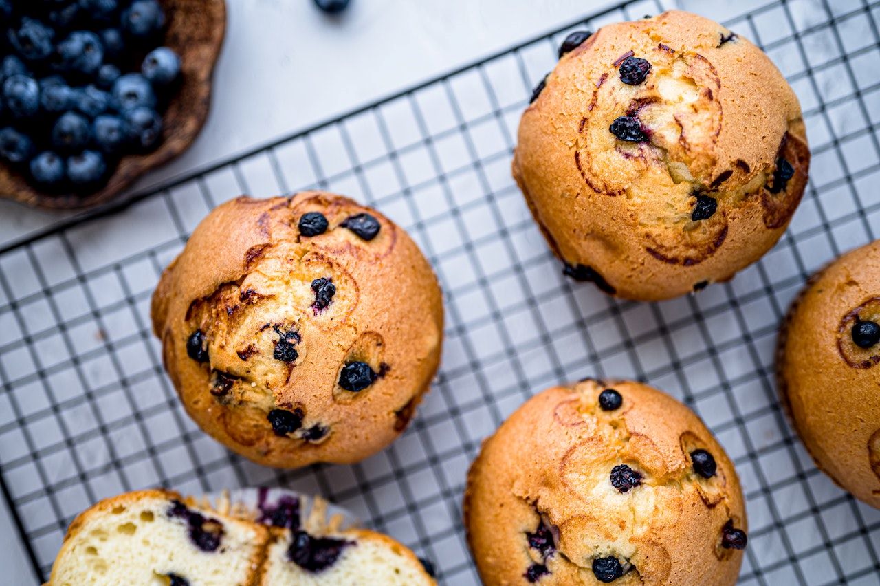 blueberry muffins