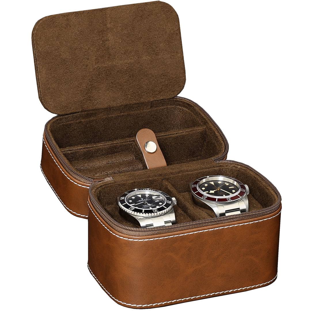 double watch travel case