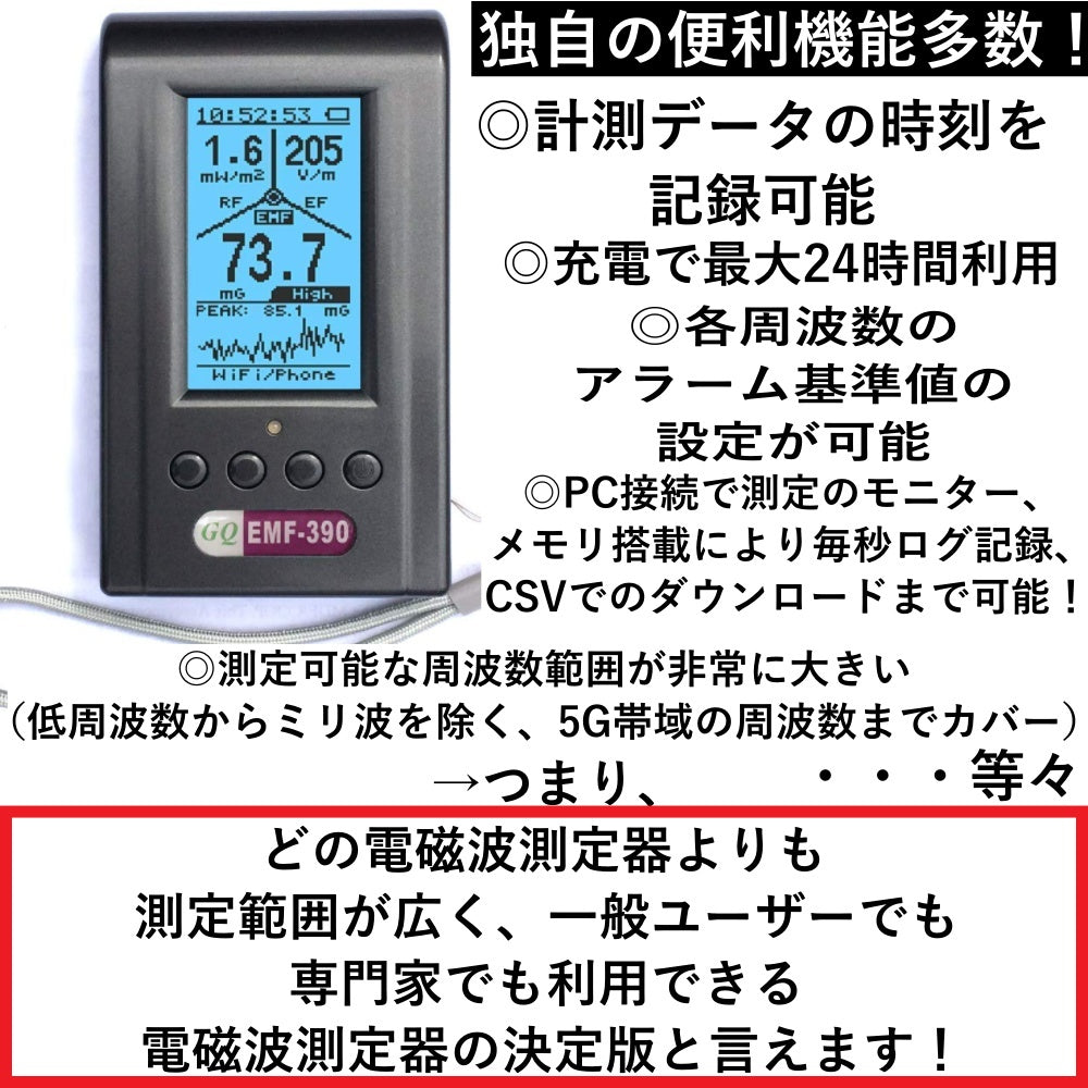 新作からSALEアイテム等お得な商品満載 電磁波測定器 基地局 TF2 電柱