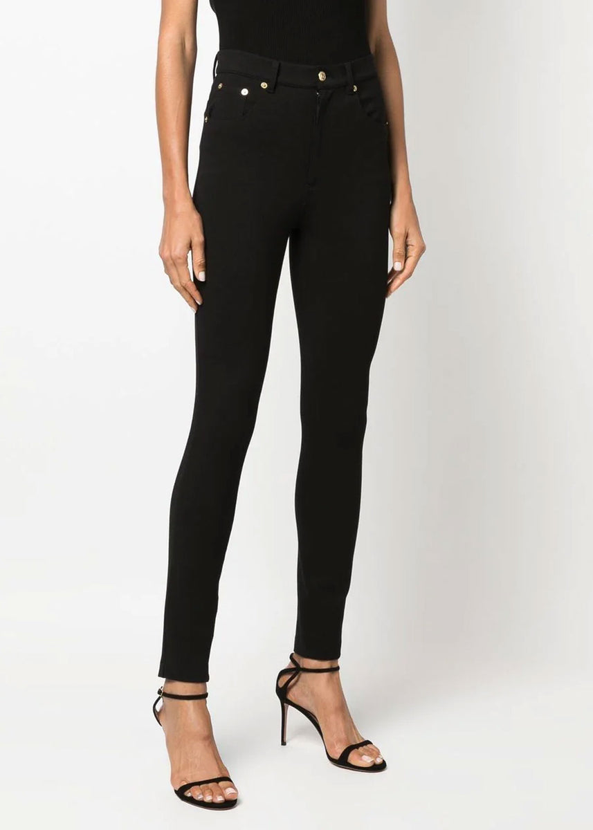 Pantalon Roberto Cavalli stretch noir – CJ COUTURE