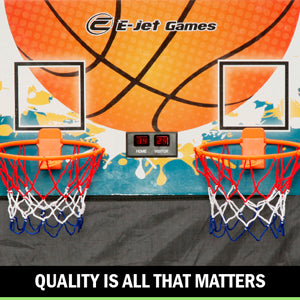 E-JET GAME Basketball Arcade Games (Online Battle and Challenge, Shoot  Hoops)- Electronic Arcade Basketball Games, Dual Shot- Purple in the  Electronic Basketball Games department at