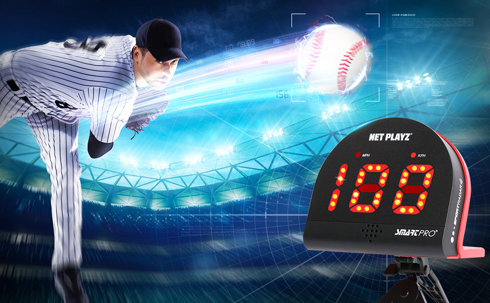 Baseball Speed Gun, Sport Radar Hands-Free Speed Gun — AwesomeInTheBox