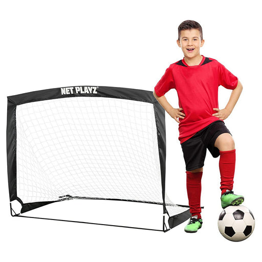 Portable Soccer Goals, 4ft x 3ft Portable Soccer Goals, Set of 2 —  AwesomeInTheBox