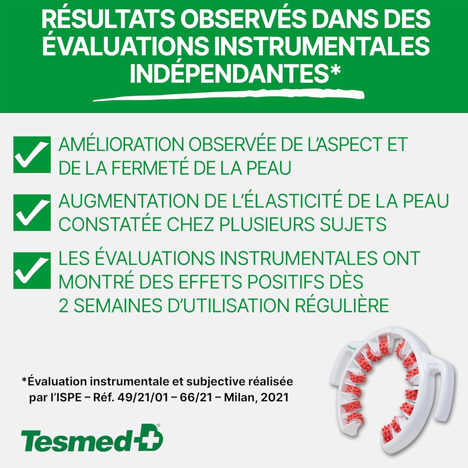 résultats observés lors d'évaluations instrumentales indépendantes