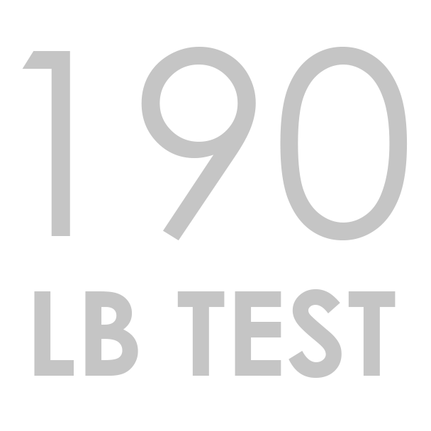 190 lb test