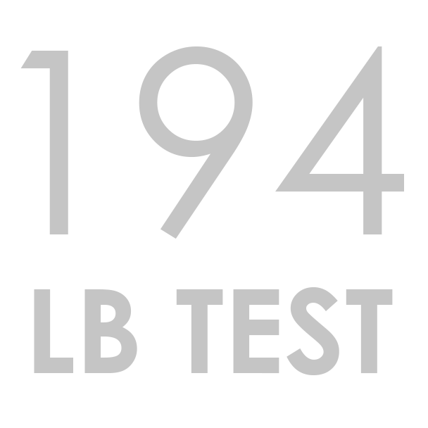 194 lb test