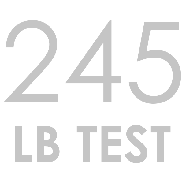 245 lb test