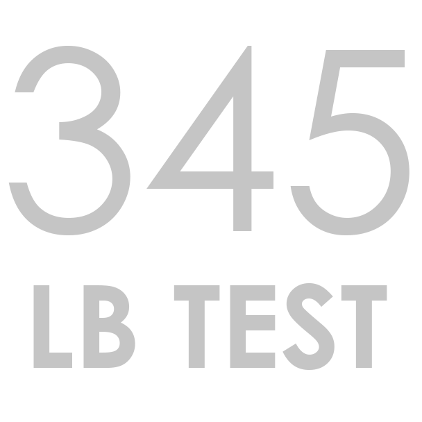 345 lb test