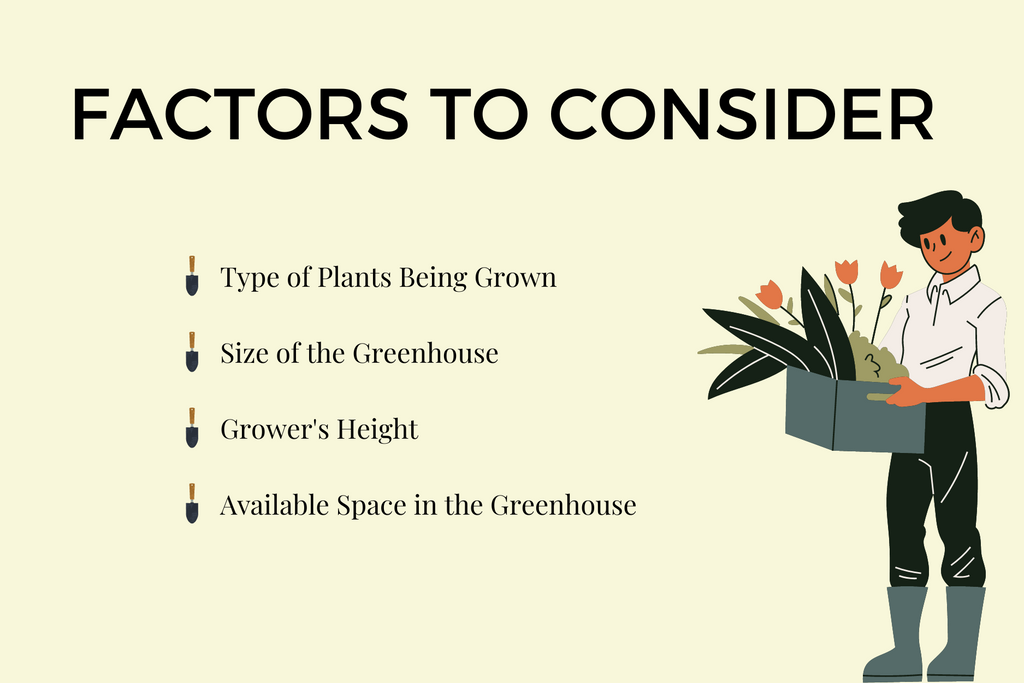 Greenhouse tables are an essential element for any serious gardener or plant enthusiast. They provide a stable and secure platform for plants, allowing for better organization, management, and growth. When it comes to selecting the right height for greenhouse tables, there are several factors to consider. 