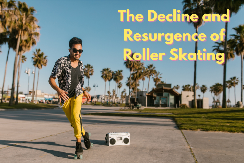 The Decline and Resurgence of Roller Skating  In the early 20th century, roller skating continued to gain popularity, and skating rinks began to pop up in cities across the United States and Europe. Skating rinks were a popular destination for socializing, dancing, and even sporting events, as roller derby emerged as a popular competitive sport in the 1930s.