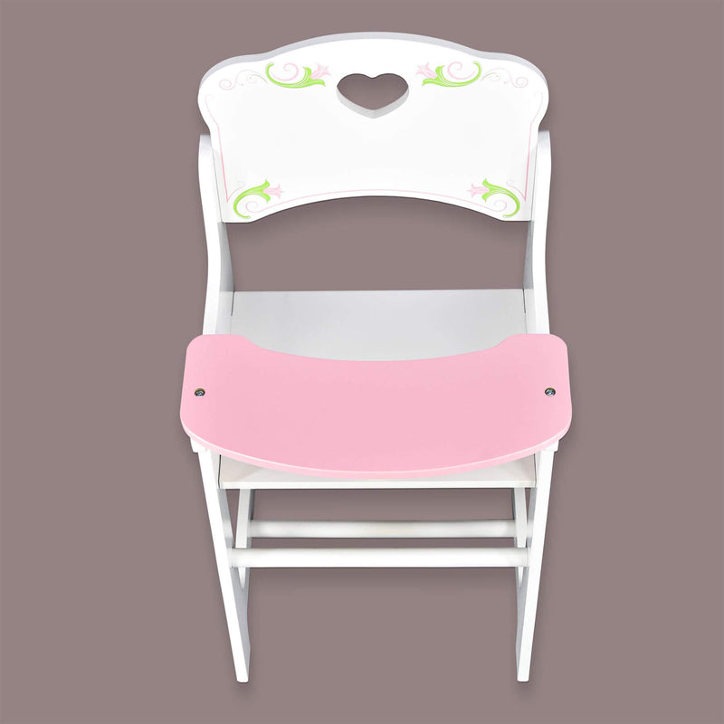 asda wooden dolls high chair