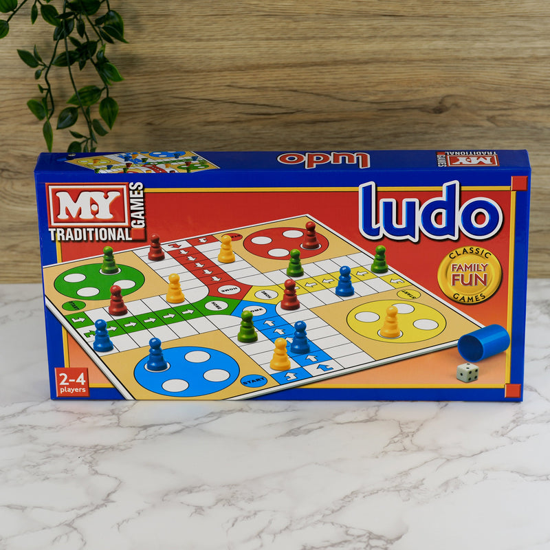 M.Y Classic Ludo Board Game Multicoloured